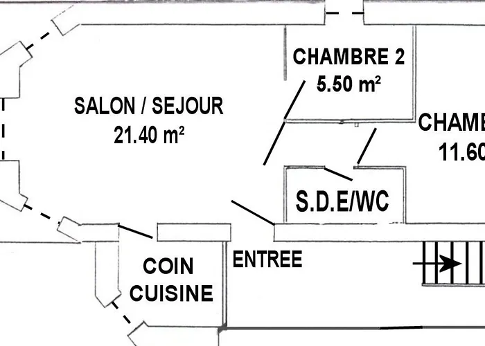 A Tharon: 2 Chambres, Terrasse, Parking, Proche - Fr-1-306-1026 בית נופש *